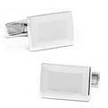 Etched Rectangular Engravable Cufflinks